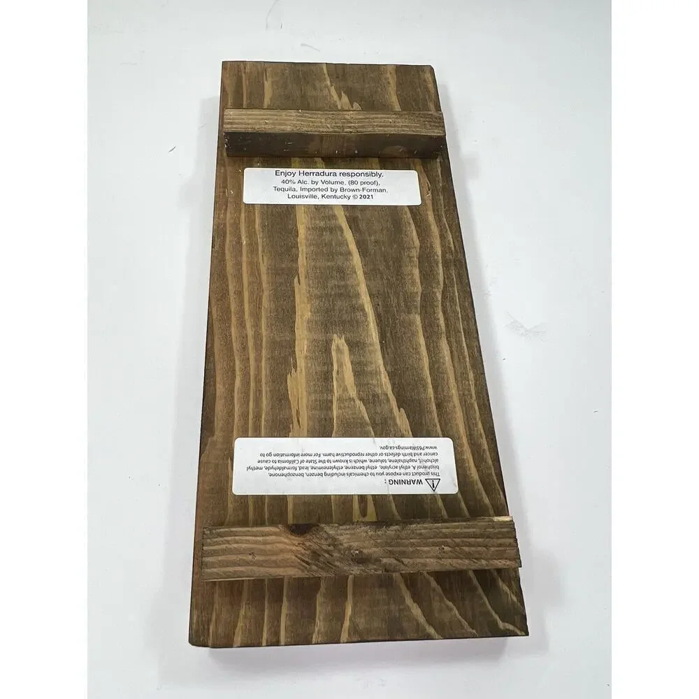 Tequila Herradura Tequila Tasting‎ Tray Shots Wood Bar Chalk Man Cave NEW